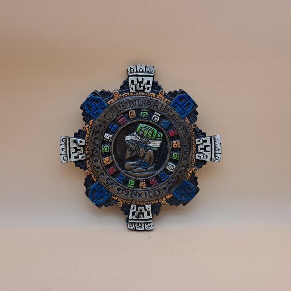 Ceramic Mayan Wall Calender - Picture 1 of 11